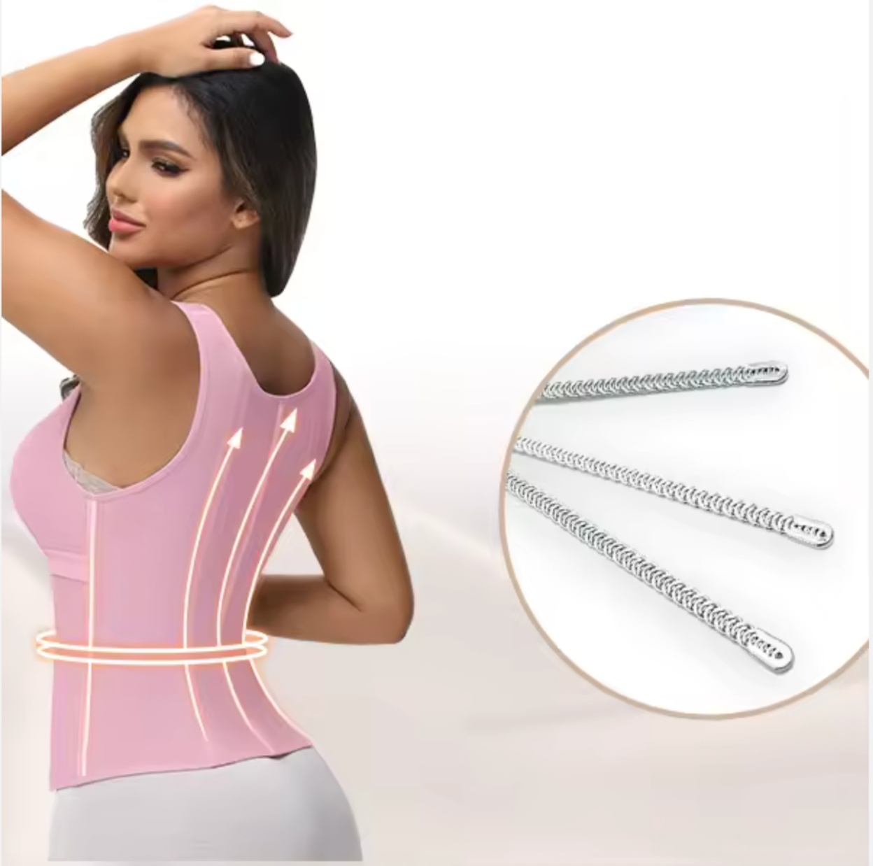 Curvesira Waist Trainer mit BH | Formt Taille & Bauch sichtbar in Sekunden